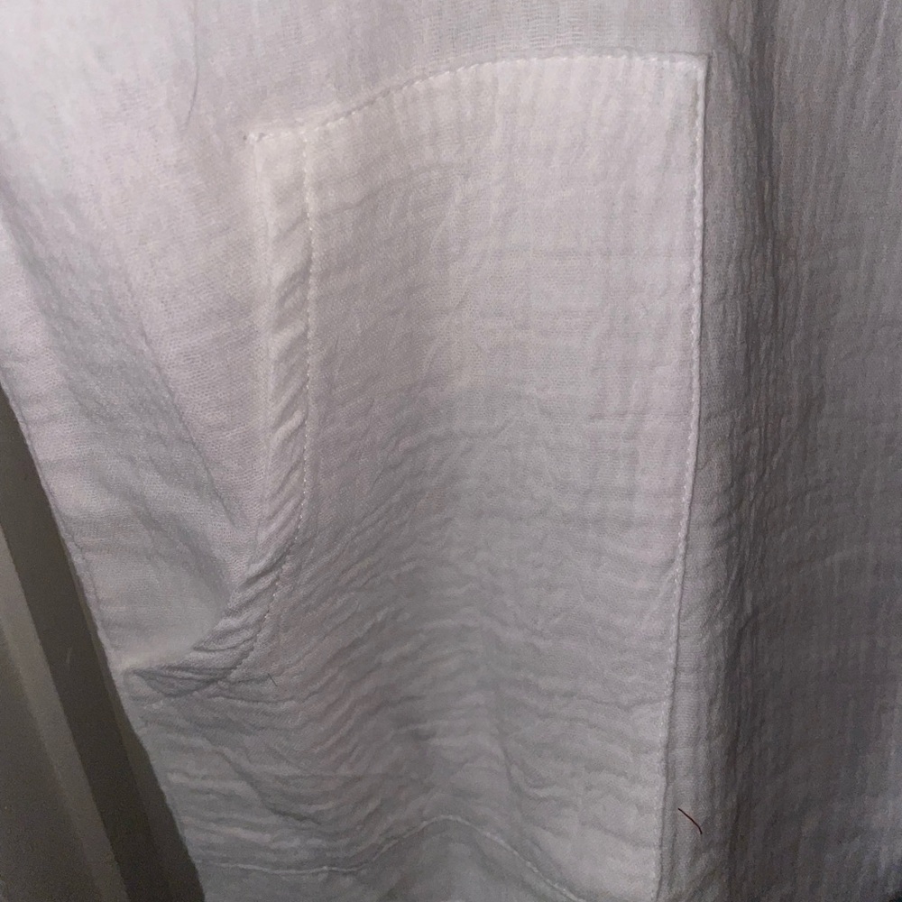 NWT- Nicole Miller Cotton Gauze Cover-Up Romper - Picture 6 of 9